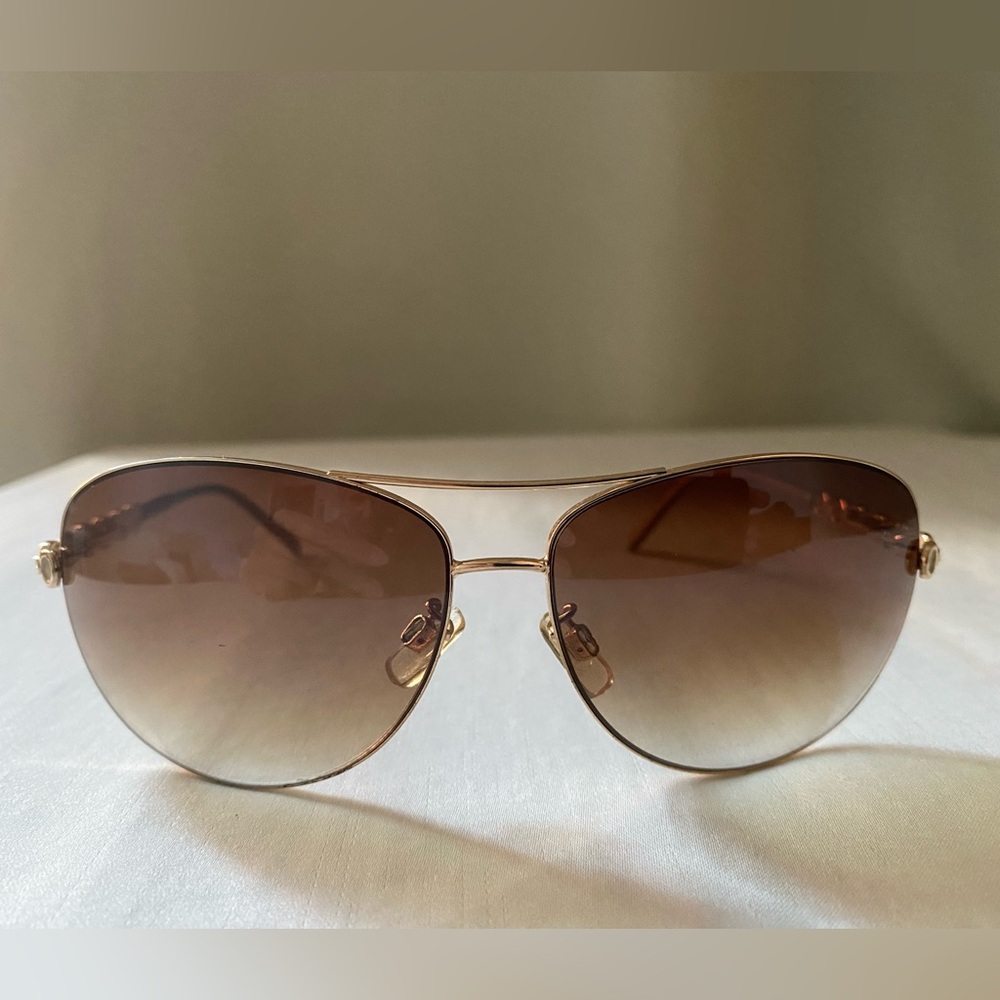 Gold Aviator Sunglasses
